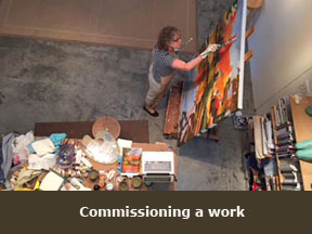 Commission a sculpture or painting with Kathryn Field